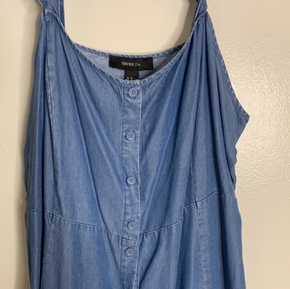 Forever 21+ | Chambray Mini Dress - Picture 4 of 8